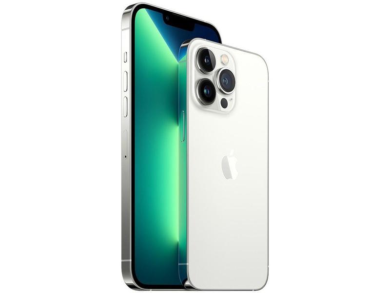 Apple iPhone 13 Pro 128GB Prateado Tela 6,1” - 12MP iOS - iPhone
